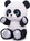 Panda plyšová 24cm sediaca