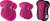 Globber Sada chráničov Junior XS Fuchsia
