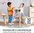 KINDERKRAFT Stolička jedálenská Sienna pink