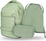 BAAGL SET 3 Skate Max Menthol: Rucksack, Federmäppchen, Beutel