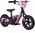 Detské elektrické odrážadlo RIRIBIKE RTX3 24V (12”), ružové, Lítiová batéria, 100W motor,