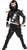 SUPER BLACK NINJA dětský kostým velikost (122-128 cm)
