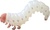 Živá příroda: Larva - realistický model hmyzu (11,5 cm)