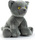 CATS Pisica albastră de Rusia jucărie de pluș realistă 28cm