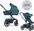 EASYWALKER Kočík kombinovaný Harvey5 Premium 2v1 Jade Green LITE RWS