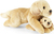 Plüschhund Labrador mit Welpen liegend 25 cm ECO-FRIENDLY