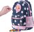 PIXIE CREW Kinder Rucksack blau mit weißen Punkten