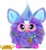 Furby fialový CZ verzia