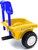 Detské odrážadlo traktor s vlečkou a náradim Baby Mix New Holland žltý
