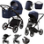 ADAMEX Kombikinderwagen Mobi New Lux Blue