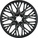 Pro-Line disk Bullyspoke V2 Bead predný, čierny: PM-MX