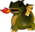 EUGY Drak 3D kartonová skládačka