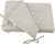 EKO Bettumrandung aus Baumwollsamt Light Beige 360cm
