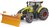 Bruder Traktor CLAAS , radlica na sneh