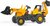 Rollytoys Šliapací traktor Rolly Junior JCB s predným aj zadným nakladačom