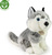 Plyšový pes husky sediaci 30 cm ECO-FRIENDLY