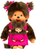 Monchhichi Mončiči mamma con bambino rosa 20cm