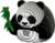 EUGY Panda 3D kartonová skládačka