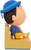Bandai Crayon Shinchan - Nakayoshi Memories Gremo v vrtec z Bochanom (B:Bochan)