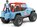 BRUDER 02541 Jeep WRANGLER Cross Country modrý s figúrkou jazdca