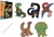 Janod Atelier Set Creativo Mini Immagini da Grattare Dinosauri 5+
