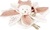 Doudou Geschenkset Plüsch-Schmusetuch Bärchen mit Mütze 25 cm rosa