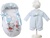 Llorens M844-51  oblečenie pre bábätko NEW BORN veľkosť 43-44 cm