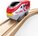 Hape Lokomotíva Intercity na batérie, červená