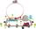 Treno con binari 60 pezzi a batteria 30x21x6cm
