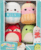 SQUISHMALLOWS Micromallows 4Pack - Fuchs, Schildkröte, Milch, Torte