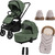 Move Cross 5 Set + Move XL 5 Kinderwagenaufsatz + Geschenke, Rocky Green