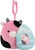 Squishmallows Kľúčenka Čierno ružová krava - Pollyanna