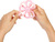 Babyono Jouet de dentition en silicone Flower - rose