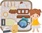 2Kids Toys Libro sensoriale busy Casa con bambola