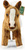Cavallo di peluche marrone in piedi 23 cm ECO-FRIENDLY