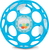 OBALL Jucărie Oball RATTLE 10 cm albastru 0m+
