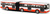 Kovový kĺbový autobus červený 18 cm