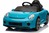 Elektrické autíčko RUF GT 12V, modré, Otváracie dvere, 2.4 GHz diaľkové ovládanie, LED sve