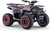 Benzínová štvorkolka pre deti Beneo Motors WARRIOR červená - 125cm3