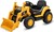 Detský elektrický traktor Baby Mix CAT žltý