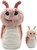 Ptipotos Plüschschnecke Speedou rosa - Mama mit Baby