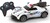 Auto policajné svietiace dymiace RC na diaľkové ovládanie 18 cm