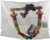 Igrača Bird Jewel lesena gugalnica z vozlom, barvna 32cm