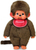 Monchhichi Mončiči Junge mit Lätzchen 45cm