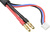 Nabíjací kábel s 2S XH -> 5mm/2mm 30cm