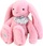 Doudou Plyšový zajačik so šatkou ružový 35 cm