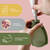 Bolsa de silicona rellenable para comida infantil, Transparent Pink