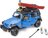 Bruder 2529 Jeep Wrangler Rubicon con kayak e figura