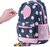PIXIE CREW Kinder Rucksack blau mit weißen Punkten