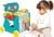 Janod BricoKids Drevené chodítko a vozík s náradím Robot 38 ks